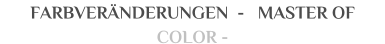 FARBVERNDERUNGEN  -   MASTER OF COLOR -